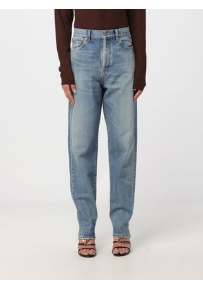 Jeans SAINT LAURENT Woman color Denim