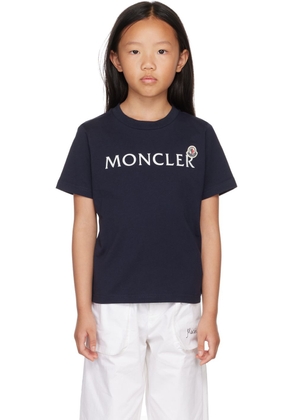 Moncler Enfant Kids Navy Logo T-Shirt