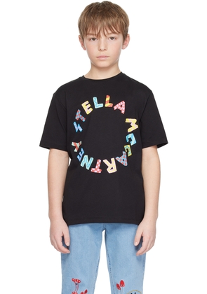 Stella McCartney Kids Black Medallion T-Shirt