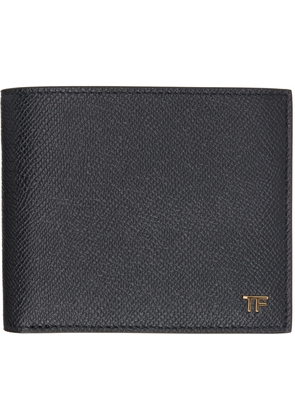 TOM FORD Black Small Grain Leather Bifold Wallet