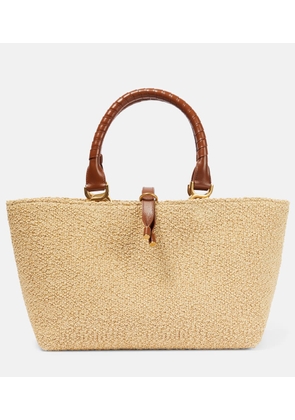 Chloé Marcie leather-trimmed tote bag