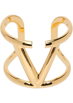 Valentino Garavani Gold VLogo Signature Cuff Bracelet