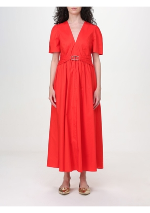 Dress TWINSET Woman color Coral