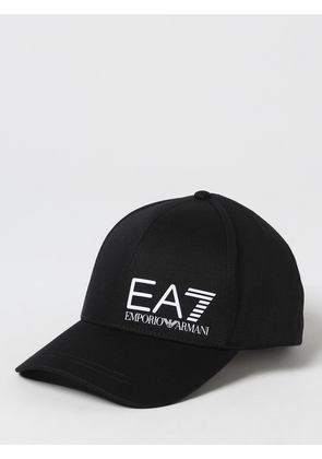 Hat EA7 Men color Black