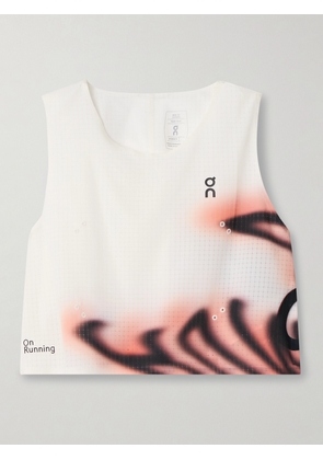 ON - Pace Printed Stretch Recycled-jersey Tank - Multi - x small,small,medium