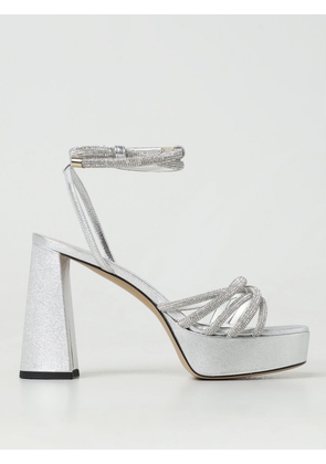 Heeled Sandals PATOU Woman color Silver