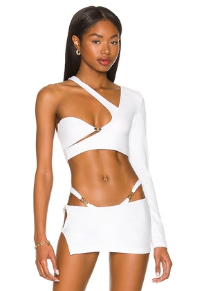 lovewave The Rey Top in White. Size XL.