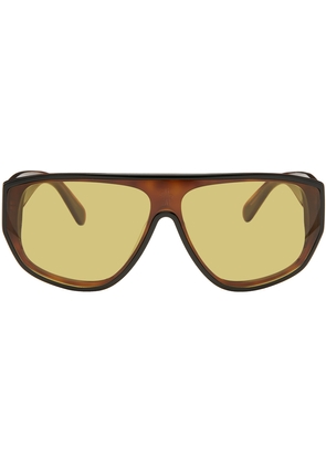 Moncler Tortoiseshell Tronn Sunglasses