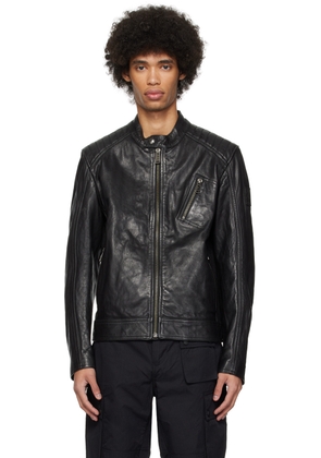 Belstaff Black V Racer Leather Jacket