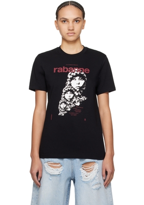 Rabanne Black Visconti-Inspired T-Shirt