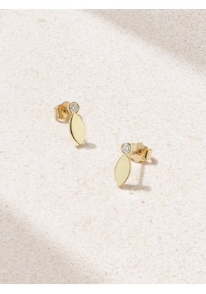 Jennifer Meyer - 18-karat Gold And Diamond Earrings - One size