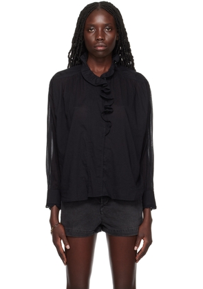 Isabel Marant Etoile Black Pamias Shirt