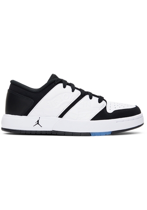 Nike Jordan Kids White & Black Nu Retro 1 Low Big Kids Sneakers