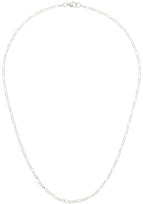 MAPLE Silver Figaro Chain Necklace