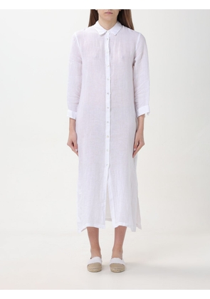 Dress 120% LINO Woman color White