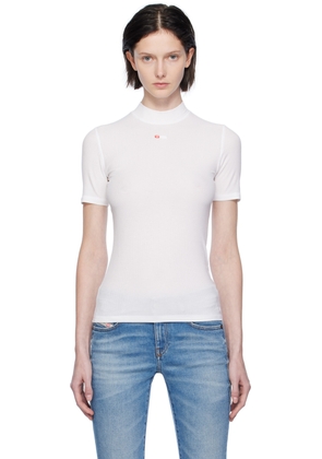 Diesel White T-Mokky-Microdiv T-Shirt