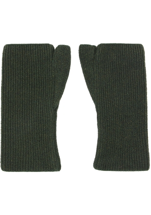 Sinéad O'Dwyer Khaki Fingerless Gloves