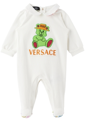 Versace Baby White Teddy Bear Romper