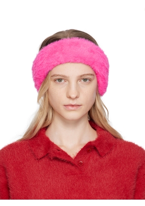 JACQUEMUS Pink Le Papier 'Le Bandeau Neve' Headband