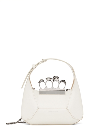 Alexander McQueen Off-White Mini 'The Jewelled' Shoulder Bag