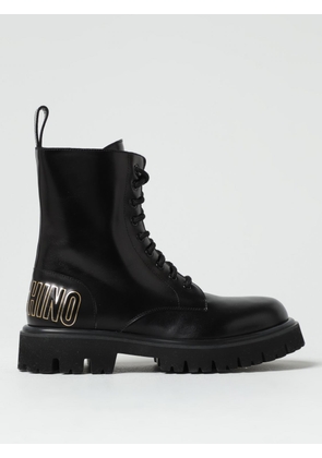 Moschino Couture leather ankle boots with zip