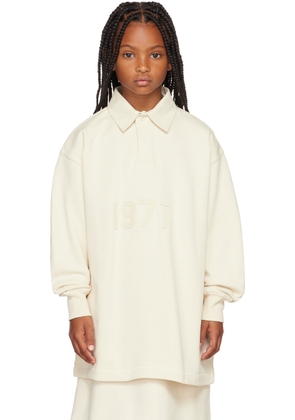 Fear of God ESSENTIALS Kids Off-White '1977' Rugby Polo
