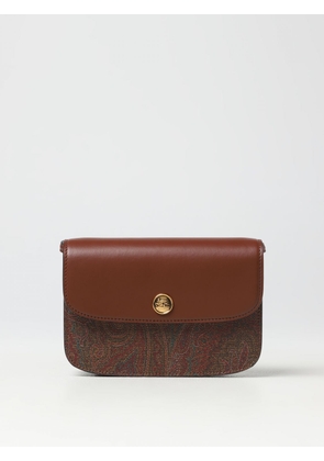 Etro Paisley Essential bag in coated cotton and leather