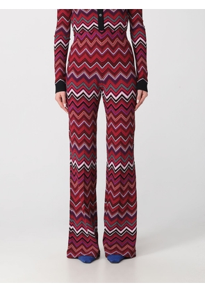 Missoni pants in viscose blend with zig zag pattern