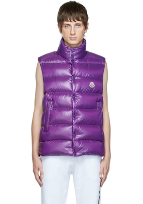 Moncler Purple Tibb Down Vest