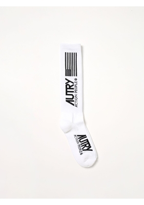 Autry socks in stretch cotton with jacquard logo