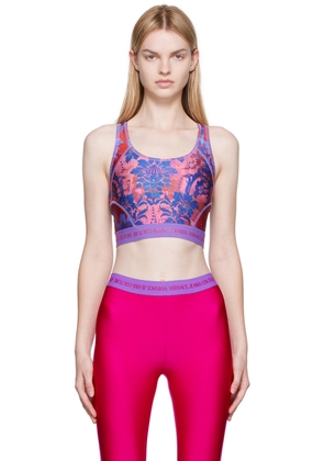 Versace Jeans Couture Pink Floral Tank Top