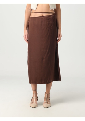 Skirt JACQUEMUS Woman color Brown