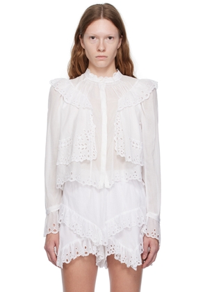 Isabel Marant Etoile White Kelmon Shirt