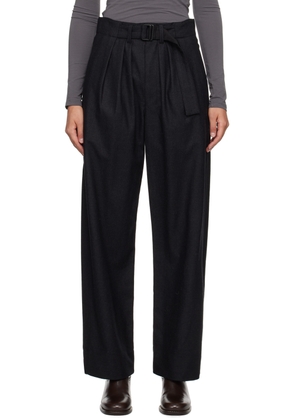 LEMAIRE Gray Belted Trousers
