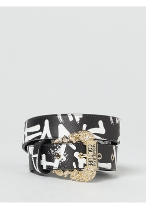 Versace Jeans Couture belt in synthetic leather printed with graffiti logo