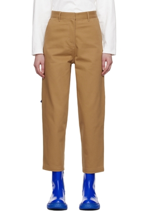 ADER error Beige Significant Flag Trousers