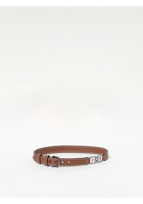 Bally Buck leather bracelet with monogram