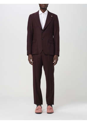 Suit MANUEL RITZ Men color Burgundy