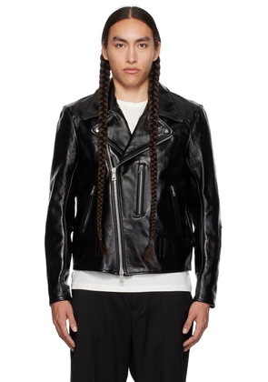 OUR LEGACY Black Hellraiser Leather Jacket