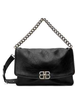 Balenciaga Black Large BB Flap Bag