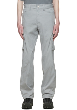 AFFXWRKS Gray Tapered Fit Cargo Pants
