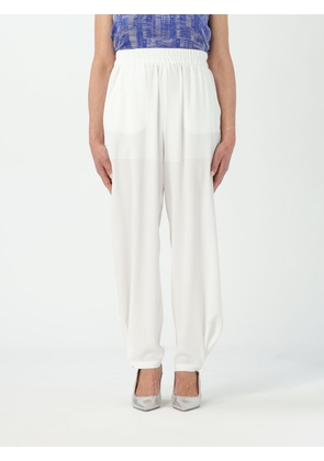 Pants EMPORIO ARMANI Woman color White