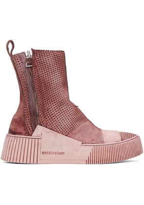 Boris Bidjan Saberi Pink Bamba 5 Sneakers