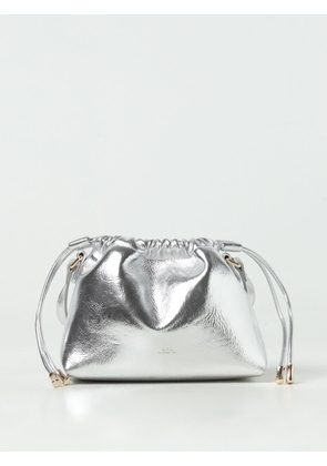 Mini Bag A. P.C. Woman color Silver