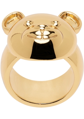 Moschino Gold Teddy Family Ring