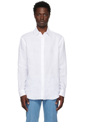 Giorgio Armani White Spread Collar Shirt