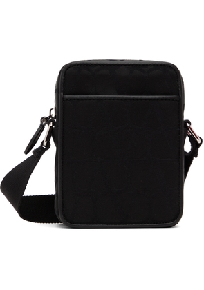 Valentino Garavani Black Small Toile Iconographe Bag
