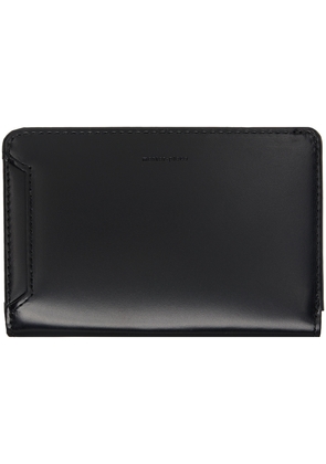 master-piece Black Notch Middle Zipper Wallet