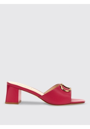 Heeled Sandals TWINSET Woman color Fuchsia