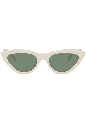 ANINE BING Off-White Jodie Sunglasses